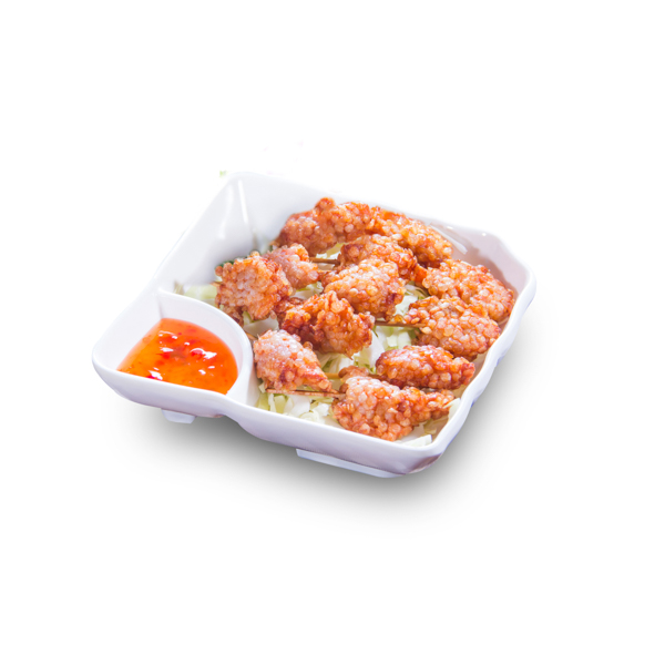 【ひと口チキン揚げ】の切り抜きデジタル写真。ファイルサイズ約 28.5MB、4500 * 4500 ピクセルの切り抜き済みのPSDファイルです。【一部の素材にはシャドウレイヤーが含まれており、Photoshopなどの写真編集ソフトでレイヤーの表示・非表示を自由に切り替えられます】