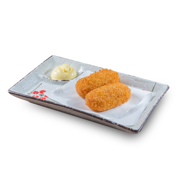 【揚げクリームケーキ】の背景白抜きポスターやチラシ設計用映しデータ。ファイルサイズ約 38.9MB、5184 * 5184 ピクセルの切り抜き済みのPSDファイルです。【一部の素材にはシャドウレイヤーが含まれており、Photoshopなどの写真編集ソフトでレイヤーの表示・非表示を自由に切り替えられます】