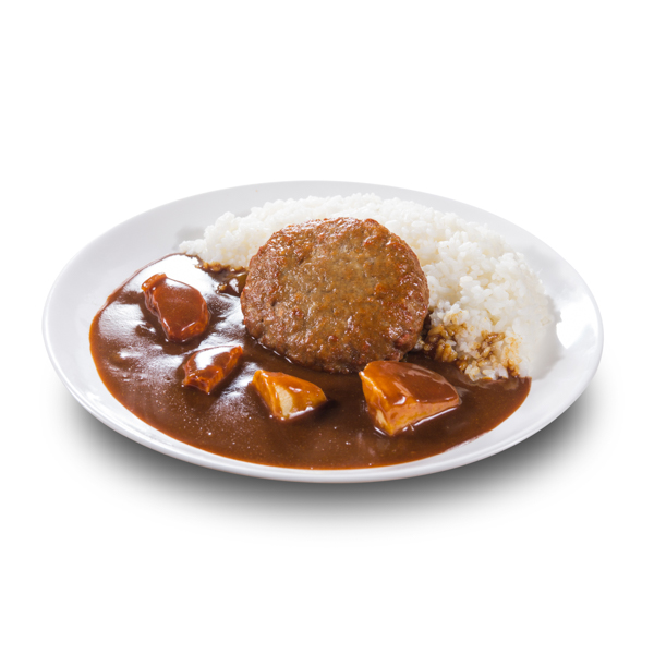 【ビーフバーガーカレーライス】の切抜き画像。ファイルサイズ約 55.8MB、5551 * 5551 ピクセルの切り抜き済みのPSDファイルです。【一部の素材にはシャドウレイヤーが含まれており、Photoshopなどの写真編集ソフトでレイヤーの表示・非表示を自由に切り替えられます】