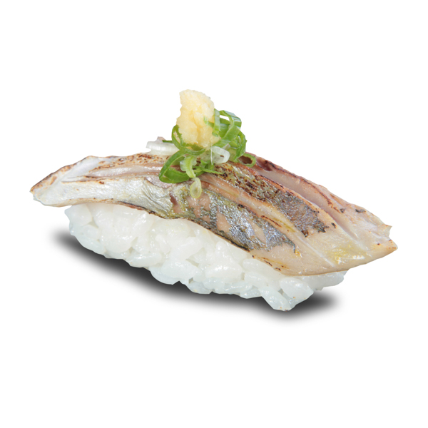【鯛の炙り寿司】のカットアウト飲食店用デジタル写真。ファイルサイズ約 22.3MB、4000 * 4000 ピクセルの切り抜き済みのPSDファイルです。【一部の素材にはシャドウレイヤーが含まれており、Photoshopなどの写真編集ソフトでレイヤーの表示・非表示を自由に切り替えられます】