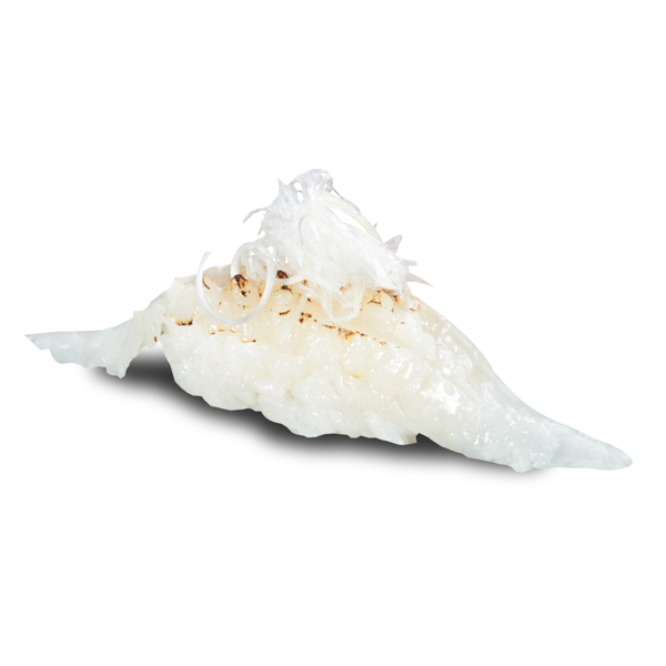 【葱と火のチョウチョのハラミ寿司】のカットアウト飲食店向きフォトグラフ。ファイルサイズ約 15.2MB、4000 * 4000 ピクセルの切り抜き済みのPSDファイルです。【一部の素材にはシャドウレイヤーが含まれており、Photoshopなどの写真編集ソフトでレイヤーの表示・非表示を自由に切り替えられます】