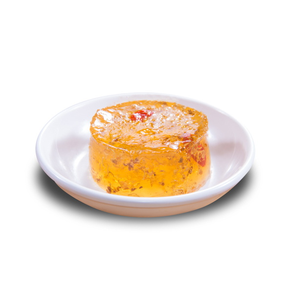 【金木犀のゼリー】の背景切り取り処理済み商用可能食品写真。ファイルサイズ約 45.9MB、5700 * 5700 ピクセルの切り抜き済みのPSDファイルです。【一部の素材にはシャドウレイヤーが含まれており、Photoshopなどの写真編集ソフトでレイヤーの表示・非表示を自由に切り替えられます】