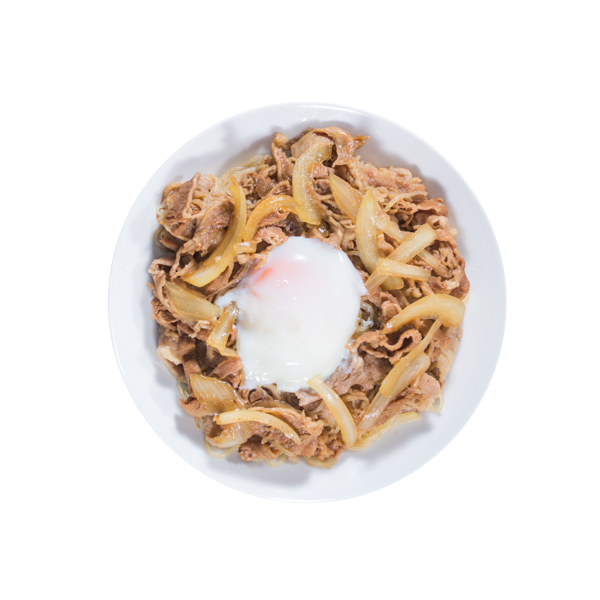 【ねぎ牛玉子丼】の背景削除済み商用可能メニュー作成に適する写真絵。ファイルサイズ約 31.6MB、4134 * 4134 ピクセルの切り抜き済みのPSDファイルです。【一部の素材にはシャドウレイヤーが含まれており、Photoshopなどの写真編集ソフトでレイヤーの表示・非表示を自由に切り替えられます】